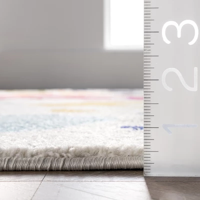 NuLOOM Pinkie Handprint Kids Area Rug 4 NuLOOM Pinkie Handprint Kids Area Rug - Image 2