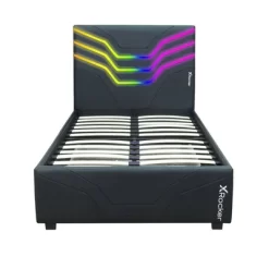 Twin Cosmos RGB Gaming Bed Black - X Rocker -Children Furniture Store GUEST 6c8dd60b 083a 47d1 b429 5b61ed47d47d