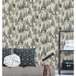 Netflix Stranger Things Hawkins Woods Peel And Stick Wallpaper Brown - RoomMates 14 Netflix Stranger Things Hawkins Woods Peel And Stick Wallpaper Brown - RoomMates -Children Furniture Store GUEST 6dda50e9 a99b 48ec b20d 8a5e0cb5510c