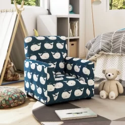 Nuea Whale Kids' Chair Navy - HOMES: Inside + Out