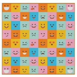Deerlux 6 Ft. Social Distancing Colorful Kids Classroom Seating Area Rug, Emoji Mask Design 13 Deerlux 6 Ft. Social Distancing Colorful Kids Classroom Seating Area Rug, Emoji Mask Design -Children Furniture Store GUEST 6e9cb42f 4e13 4946 8f95 afde2f2f0fed