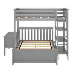 Max & Lily L-Shaped Twin Over Full Bunk Bed With Bookcase And Desk -Children Furniture Store GUEST 6ea2855b 0ea0 4c21 964c bf2e34a7b753