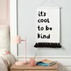 It's Cool To Be Kind Hanging Kids' Knit Banner - Pillowfort™ -Children Furniture Store GUEST 6fe69ca1 922a 4c68 b9c7 0469241e662a
