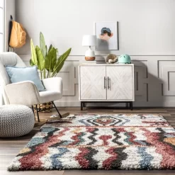 NuLOOM Henley ZigZag Kids Shag Area Rug -Children Furniture Store GUEST 6ff501c5 173a 4245 94f9 d7ab239902ba