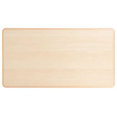 Flash Furniture 23.625"W X 47.25"L Rectangular Plastic Height Adjustable Activity Table Set With 4 Chairs 6 Flash Furniture 23.625"W X 47.25"L Rectangular Plastic Height Adjustable Activity Table Set With 4 Chairs - Image 4