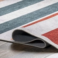 NuLOOM Colorful Striped Machine Washable Kids Area Rug -Children Furniture Store GUEST 702d2b46 f16a 4f29 911c 64072e9948d1