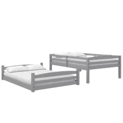 Full Over Full Alaina Floor Wood Bunk Bed - Room & Joy -Children Furniture Store GUEST 70436b58 8a8c 4a4f 82a6 ced08a5225a7