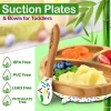 NutriChef Sparkle Bamboo Dinnerware Set With Silicone Suction For Kids -Children Furniture Store GUEST 70f2788d 094c 497f b95c dded93d6de71