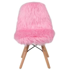 Emma And Oliver Kids Shaggy Dog Accent Chair - Desk Chair - Playroom Chair -Children Furniture Store GUEST 71168ee6 4996 415b 9ba5 b5972be327be