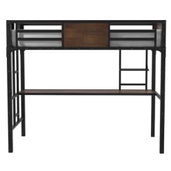 Twin Navii Industrial Loft Bed Black - HOMES: Inside + Out -Children Furniture Store GUEST 72ff3fd0 c16a 4fa9 a931 60900160fcc9
