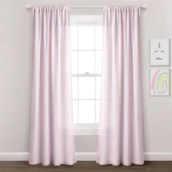 Kids' Rainbow Sheer Rod Pocket With Lining Single Window Curtain Panel Rainbow/White - Lush Décor 13 Kids' Rainbow Sheer Rod Pocket With Lining Single Window Curtain Panel Rainbow/White - Lush Décor -Children Furniture Store GUEST 73c4d1be 6fe0 4b42 9289 a31ba8242a03