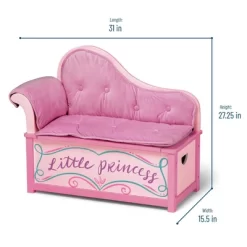 Princess Chaise Lounge With Storage - WildKin -Children Furniture Store GUEST 75ce14a3 f31e 4695 85a4 4be7fb2c6ada