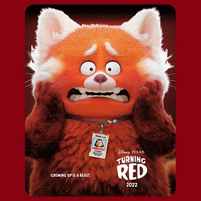 Junior's Turning Red Red Panda Mei Lee Poster Racerback Tank Top 3 Junior's Turning Red Red Panda Mei Lee Poster Racerback Tank Top