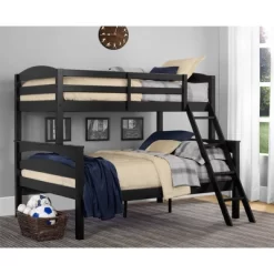 Twin Over Full Melvin Wood Bunk Bed - Room & Joy