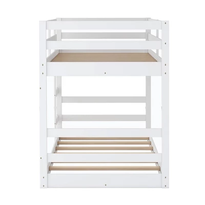 Twin Over Twin Bunk Bed With Ladder-ModernLuxe 8 Twin Over Twin Bunk Bed With Ladder-ModernLuxe - Image 6