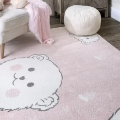 NuLOOM Harlee Kids Bear Nursery Or Playroom Area Rug -Children Furniture Store GUEST 79f63936 f846 4d61 936c b86acefda702
