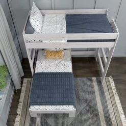 Max & Lily Farmhouse Twin Over Twin L-Shaped Bunk Bed 11 Max & Lily Farmhouse Twin Over Twin L-Shaped Bunk Bed -Children Furniture Store GUEST 7a6f290f b1e8 4abc a5ab 27b79de6e675