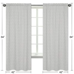 2pc Sweet Jojo Designs Woodland Friends Herringbone Print Window Panel - Sweet Jojo Designs -Children Furniture Store GUEST 7a87ca92 c222 4238 820e a1b1f2e3c8e1