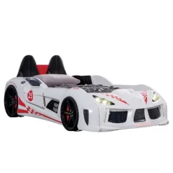 Twin Tarryton Car Bed With LED Lights And Sound - MiBasics -Children Furniture Store GUEST 7c55a482 4f13 47bb 8b15 ea60962460cc