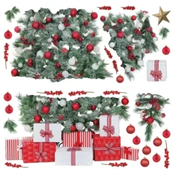Christmas Tree Giant Peel & Stick Wall Decals With String Lights Green - RoomMates -Children Furniture Store GUEST 7cb5b5d9 de28 410e bb22 004efb6efc68