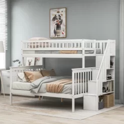 Twin Over Full Stairway Bunk Bed With Storage-ModernLuxe -Children Furniture Store GUEST 7d518838 c02a 4fdf 9934 b15b557283bd