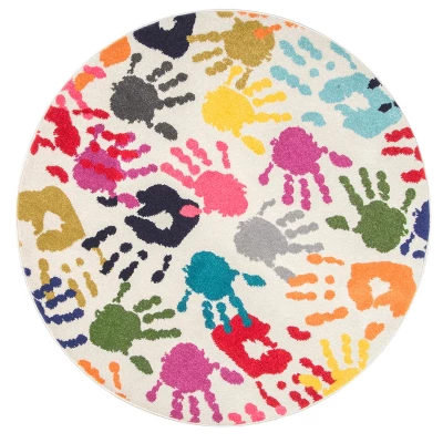 NuLOOM Pinkie Handprint Kids Area Rug 14 NuLOOM Pinkie Handprint Kids Area Rug - Image 12