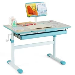 Costway Height-Adjustable Kids Desk Children Study Table With Tilt Desktop & Book Stand Blue/Pink 20 Costway Height-Adjustable Kids Desk Children Study Table With Tilt Desktop & Book Stand Blue/Pink -Children Furniture Store GUEST 8022d48a c1d1 4b5a 9344 14eb8fdbf84e