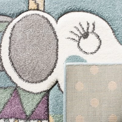Carousel Kids CRK185 Power Loomed Area Rug - Safavieh 6 Carousel Kids CRK185 Power Loomed Area Rug - Safavieh - Image 4