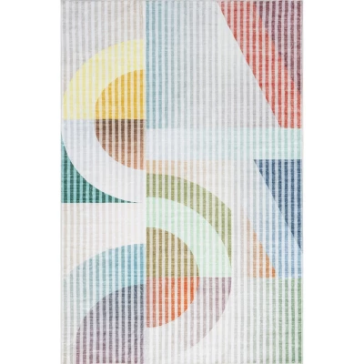 NuLOOM Erikka Abstract Striped Kids Machine Washable Area Rug 11 NuLOOM Erikka Abstract Striped Kids Machine Washable Area Rug - Image 9