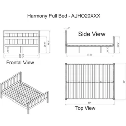 Full Harmony Bed - Bolton Furniture 9 Full Harmony Bed - Bolton Furniture -Children Furniture Store GUEST 82cb88b1 a0b8 4e1e 8e40 39e162f905b8