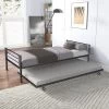 Twin Over Twin Metal Bunk Bed With Trundle Bed And Ladders-ModernLuxe 2 Twin Over Twin Metal Bunk Bed With Trundle Bed And Ladders-ModernLuxe -Children Furniture Store GUEST 8492d40e 4210 4832 8ba4 a96f9a8c9c14