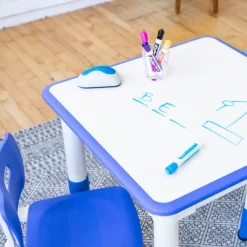 ECR4Kids Square Resin Dry-Erase Adjustable Activity Table With 2 Chairs (3-Piece Set) 15 ECR4Kids Square Resin Dry-Erase Adjustable Activity Table With 2 Chairs (3-Piece Set) -Children Furniture Store GUEST 85784246 5dbf 4861 b4e0 4d2883d935b4