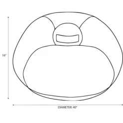 XL Fuzzy Kids' Bean Bag Gray - Pillowfort™ -Children Furniture Store GUEST 85caa259 fee0 4128 8f84 a6c301573fe4 1