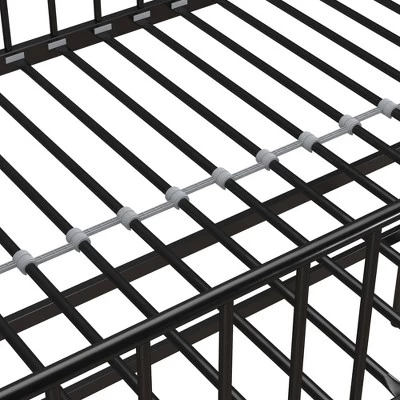 Twin Kaila Metal Loft Bed Black - Room & Joy 11 Twin Kaila Metal Loft Bed Black - Room & Joy - Image 9