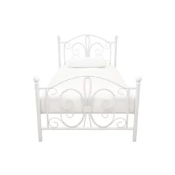 Twin Kids' Bombay Metal Bed White - Room & Joy -Children Furniture Store GUEST 87b8d0c6 7266 4a3c 86cb 83b88000ed40