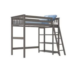 Max & Lily Twin-Size High Loft Bed With Bookcase -Children Furniture Store GUEST 881ea3b5 35bc 4d8f bae4 d274207b8945