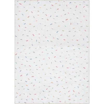 Well Woven Rainbow Sprinkles Apollo Kids Collection Multi Color Area Rug 4 Well Woven Rainbow Sprinkles Apollo Kids Collection Multi Color Area Rug - Image 2