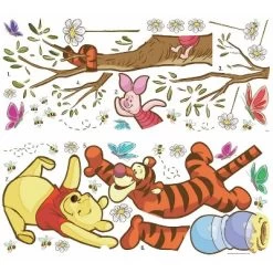 Roommates Winnie The Pooh Swinging For Honey Peel And Stick Giant Wall Decal