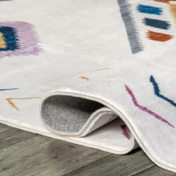 NuLOOM Marj Southwestern Kids Machine Washable Area Rug -Children Furniture Store GUEST 8a5a589d 7530 4810 87e3 9c3d0589e2cc