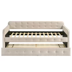 Twin Elyria Contemporary Tufted Daybed - MiBasics 14 Twin Elyria Contemporary Tufted Daybed - MiBasics -Children Furniture Store GUEST 8b0d9ffb 8d39 4549 ac86 6eee1b6eaab5