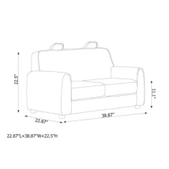 Upholstered Kids' Sofa Gray - Pillowfort™ -Children Furniture Store GUEST 8bd0e36e 147c 4c1d bcfb 73703a97ebdd