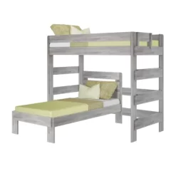 Max & Lily Farmhouse Twin Over Twin L-Shaped Bunk Bed 13 Max & Lily Farmhouse Twin Over Twin L-Shaped Bunk Bed -Children Furniture Store GUEST 8e337604 ad17 4ae6 9726 d39ddbc09fd8