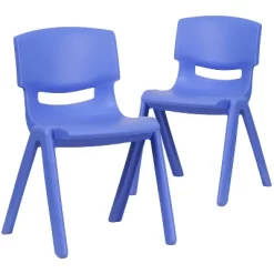Flash Furniture 2 Pack Plastic Stackable School Chair With 13.25" Seat Height -Children Furniture Store GUEST 90fde283 69e3 4402 8b45 0da59a05e148 1