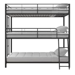 Triple Twin Zeke Metal Bunk Bed - Room & Joy -Children Furniture Store GUEST 91706260 e607 4761 9f02 be9ed39c55b0