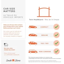 Twin Aviron Bookcase Headboard - South Shore -Children Furniture Store GUEST 9212e430 5d19 4991 b135 6f2b50b8059b