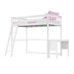 Max & Lily Twin-Size High Loft Bed With Desk -Children Furniture Store GUEST 92d12692 66f9 404d bdf3 cb9ac74e4470