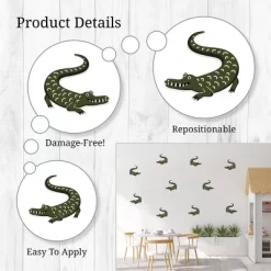 Alligators Wall Decor - Decalcomania