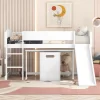 Low Study Loft Bed With Rolling Portable Desk And Chair - ModernLuxe -Children Furniture Store GUEST 936223a6 4968 4ff0 9f7f 5ab6e8946d60