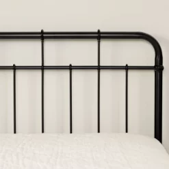 Vito Metal Complete Bed Pure Black - South Shore -Children Furniture Store GUEST 93bb055a 9442 4496 bbba ad75aa8a0adc