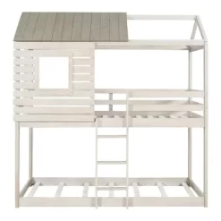 Twin Over Twin Wooden Bunk Bed With Roof, Window, Guardrail And Ladder - ModernLuxe 13 Twin Over Twin Wooden Bunk Bed With Roof, Window, Guardrail And Ladder - ModernLuxe -Children Furniture Store GUEST 93cc02c9 8c84 4c5f 92de 7c7893d3e1ad